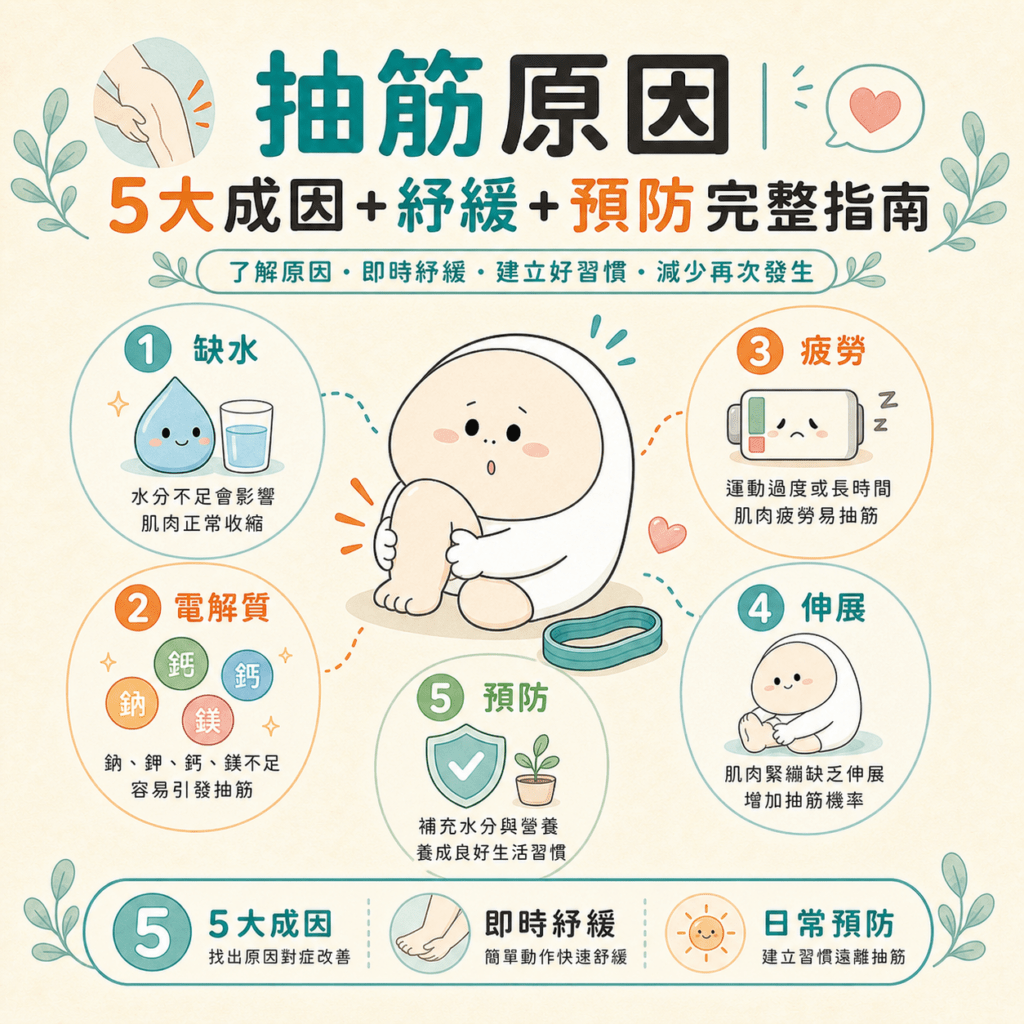 抽筋原因 完整指南
