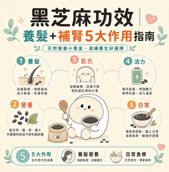 黑芝麻功效 完整指南