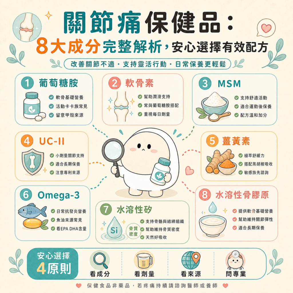 關節痛保健品